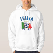 Italië Voetbal vlag 4 sterren Hoodie (Voorkant)
