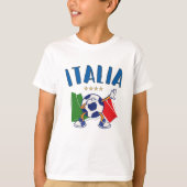 Italië Voetbal vlag 4 sterren T-shirt (Voorkant)