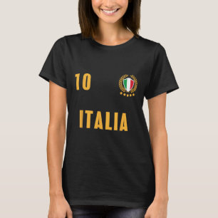 Italië Voetbalshirt Italia Voetbal Team Pret T-shirt