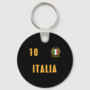 Italië Voetbalshirt Italia Voetbalteam Fun  Sleutelhanger