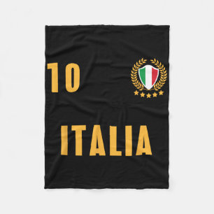 Italië Voetbalshirt Italia Voetbalteam Pret Fleece Deken