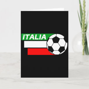 Italië Voetbalshirt Italiaanse Vlag Kleuren Voetba Kaart