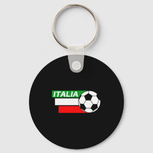 Italië Voetbalshirt Italiaanse Vlag Kleuren Voetba Sleutelhanger