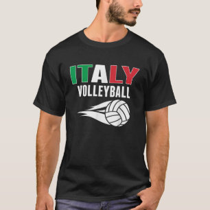 Italië Volleybal Fans Jersey Italiaanse vlag Zomer T-shirt