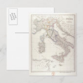 Italië vóór de unificatie briefkaart (Voorkant / Achterkant)