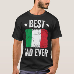 Italië voor mannen Italiaans beste vader ooit T-shirt