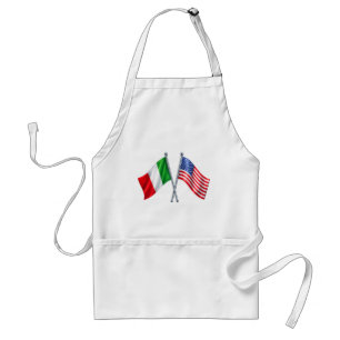 Italië VS Vlag Keuken Schort