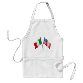 Italië VS Vlag Keuken Schort
