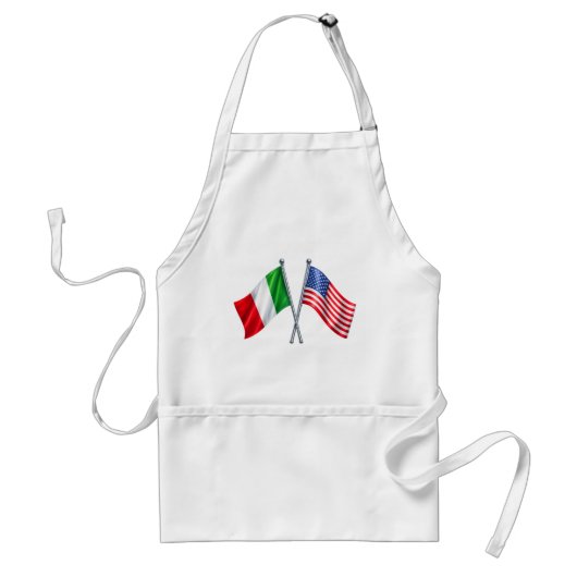 Italië VS Vlag Keuken Schort (Voorkant)