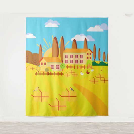 Italië Wandkleed (Voorkant)