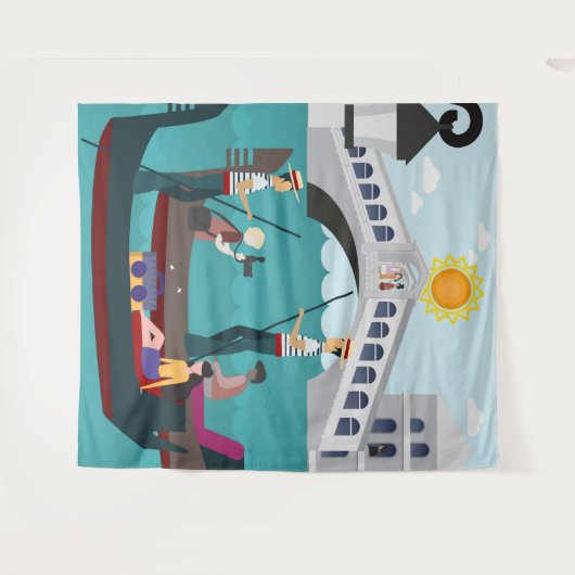 Italië Wandkleed (Voorkant (horizontaal))