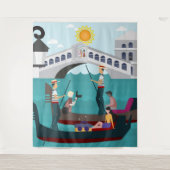 Italië Wandkleed (Voorkant)