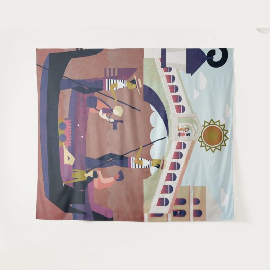 Italië Wandkleed (Voorkant (horizontaal))