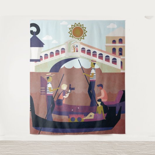 Italië Wandkleed (Voorkant)