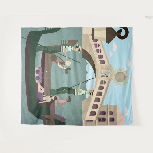 Italië Wandkleed (Voorkant (horizontaal))