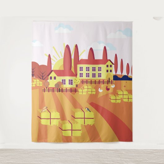 Italië Wandkleed (Voorkant)