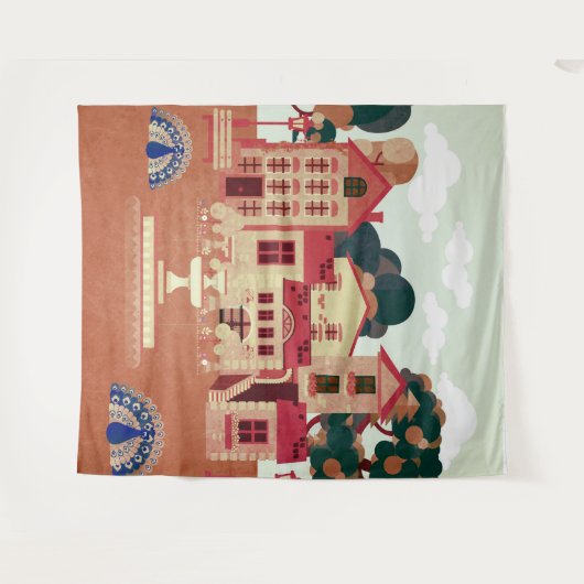 Italië Wandkleed (Voorkant (horizontaal))