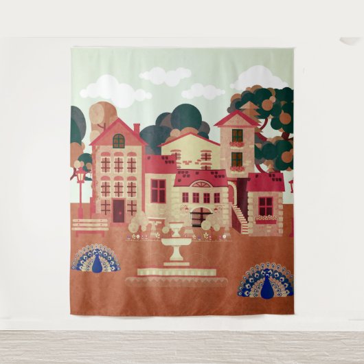 Italië Wandkleed (Voorkant)