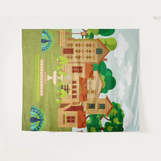 Italië Wandkleed (Voorkant (horizontaal))