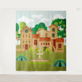 Italië Wandkleed (Voorkant)