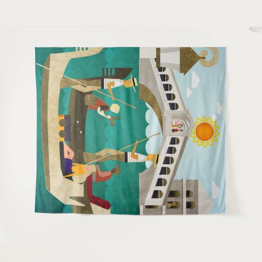 Italië Wandkleed (Voorkant (horizontaal))