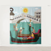 Italië Wandkleed (Voorkant)