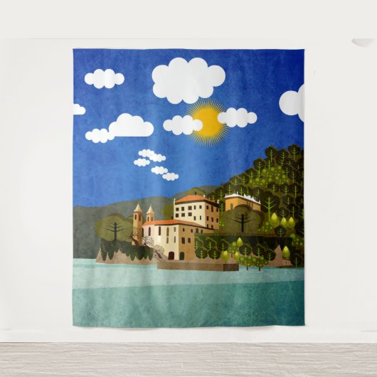 Italië Wandkleed (Voorkant)