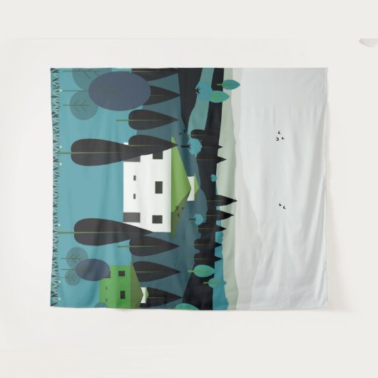 Italië Wandkleed (Voorkant (horizontaal))