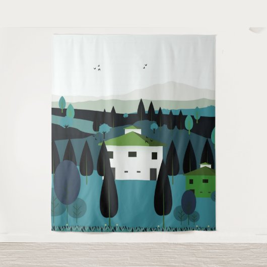 Italië Wandkleed (Voorkant)