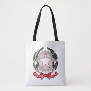 Italië Wapen wapenschild land symbool vlag embleem Tote Bag