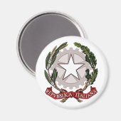 Italië Wapenmagneet Magneet (Voorkant / Achterkant)