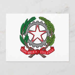 Italië Wapenmunt-Briefkaart Briefkaart