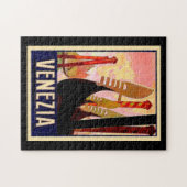 Italië, waterwegkanalen, legpuzzel (Horizontaal)