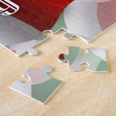 Italië Waving Flag Legpuzzel (Zijkant)