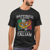 Italië Weduwschap Italiaans huwelijkserfgoed T-shirt (Voorkant)
