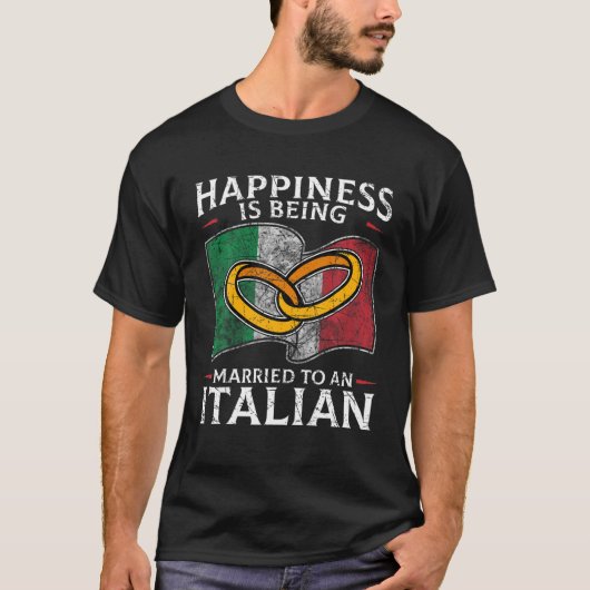 Italië Weduwschap Italiaans huwelijkserfgoed T-shirt (Voorkant)