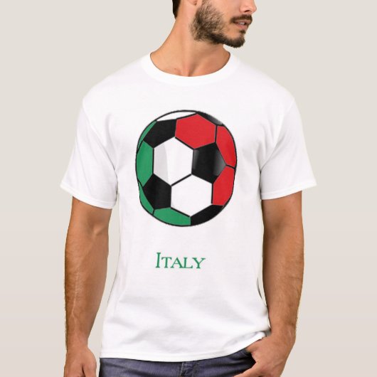 Italië Wereldbeker Voetbal T-Shirt (Voorkant)