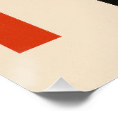 Italië — Wijn, Olive en Soleil Stylisés Perfect Poster (Hoek)