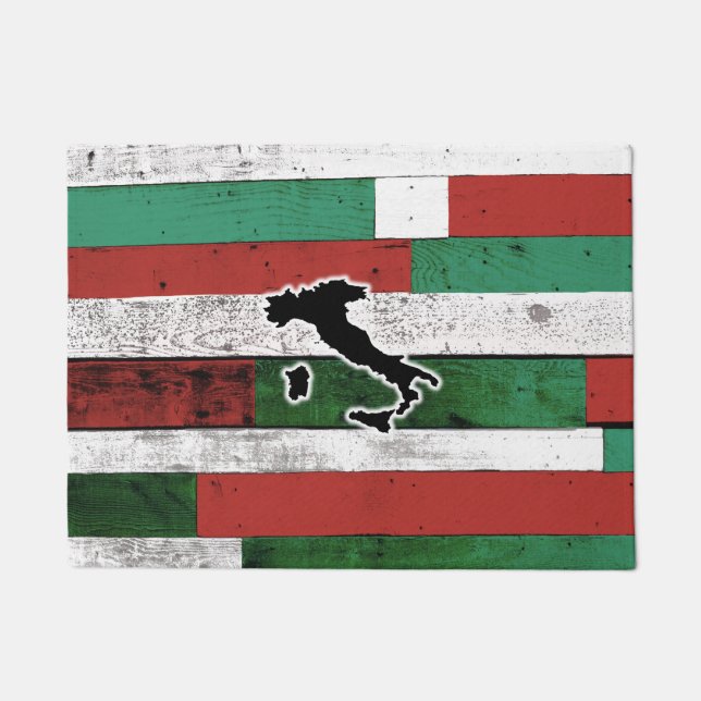 Italië Wooden Boards Deurmat (Voorkant)