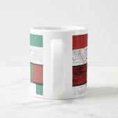 Italië Wooden Boards Grote Koffiekop (Achterkant)