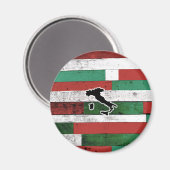 Italië Wooden Boards Magneet (Voorkant / Achterkant)