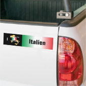 Italien - Italia Autoaufkleber Bumpersticker (Op Truck)