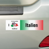 Italien - Italia Autoaufkleber Bumpersticker (Op auto)
