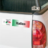 Italien - Italia Autoaufkleber Bumpersticker (Op Truck)