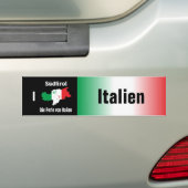 Italien - Italia Autoaufkleber Bumpersticker (Op auto)