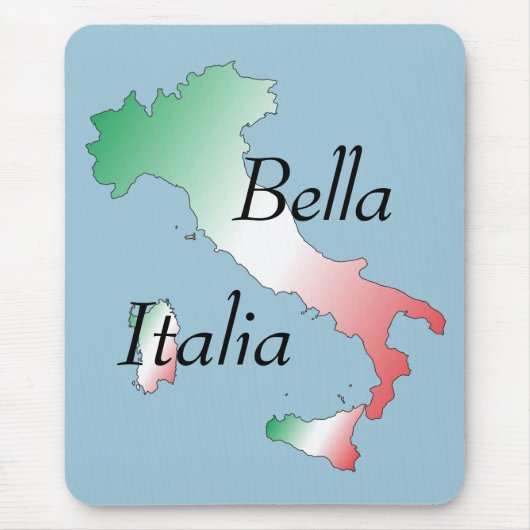 Italien - Italia Mousepad Muismat (Voorkant)
