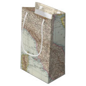 Italien nordliche Halfte, Kaart van Noord-Italië Klein Cadeauzakje (Achterkant Gekanteld)