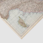 Italien nordliche Halfte, Kaart van Noord-Italië Tissuepapier (Detail)