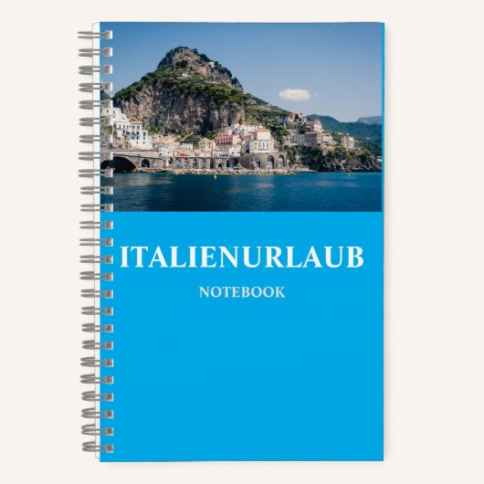 Italienurlaub-Amalfiküste Notizblock Notitieboek (Voorkant)