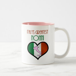 Italië's Grootste Nonni Tweekleurige Koffiemok